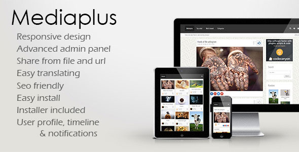 Mediaplus - Media Sharing Script » Premium Scripts, Plugins & Mobile