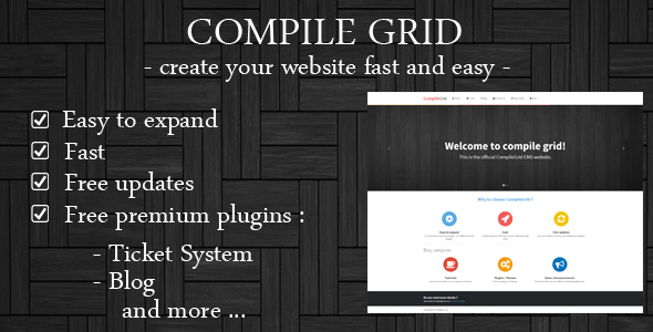 CompileGrid CMS » Premium Scripts, Plugins & Mobile