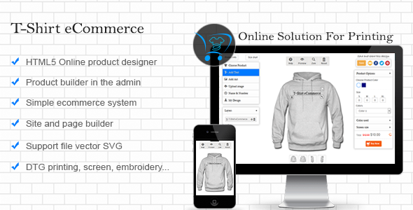 T-Shirt eCommerce - T-Shirt Designer » Premium Scripts, Plugins & Mobile