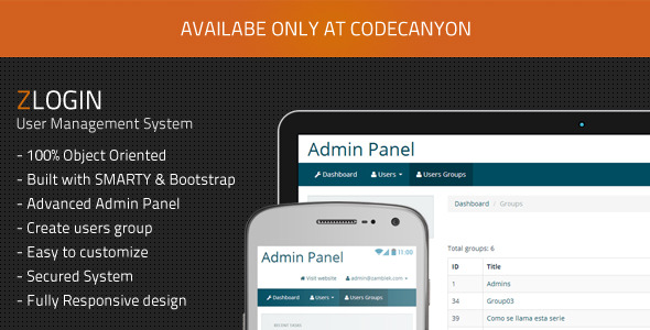 Zlogin - Simple Login System with Bootstrap » Premium Scripts, Plugins & Mobile