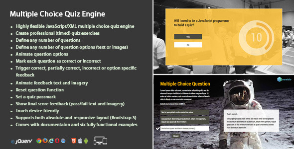Multiple Choice Quiz Engine » Premium Scripts, Plugins & Mobile