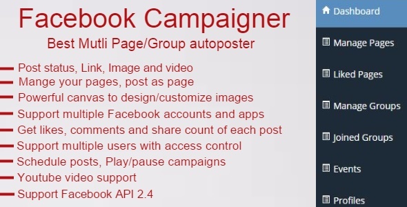 Facebook Campaigner v2.1 – Facebook Autoposter » Premium Scripts, Plugins & Mobile