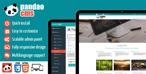 Pandao CMS Pro 2 » Premium Scripts, Plugins & Mobile