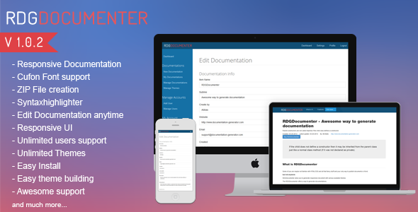 Responsive Documentation Generator v1.0.2 » Premium Scripts, Plugins & Mobile