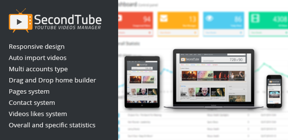 SecondTube - YouTube Videos Manager » Premium Scripts, Plugins & Mobile