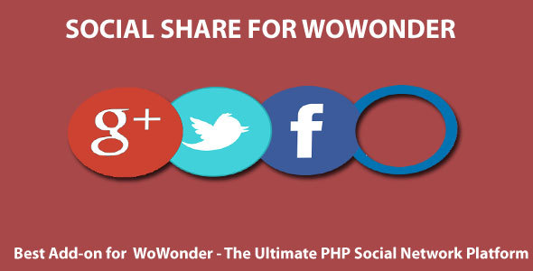 Social share For Wowonder &raquo; Premium Scripts, Plugins &amp; Mobile