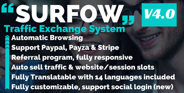 Surfow V4.0.1 - Traffic Exchange System » Premium Scripts, Plugins & Mobile