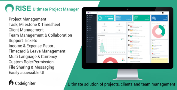 RISE v1.1 - Ultimate Project Manager » Premium Scripts, Plugins & Mobile
