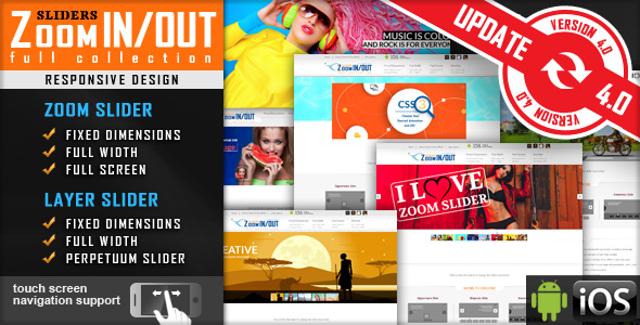 jquery Slider Zoom In/Out Effect Fully Responsive » Premium Scripts, Plugins & Mobile