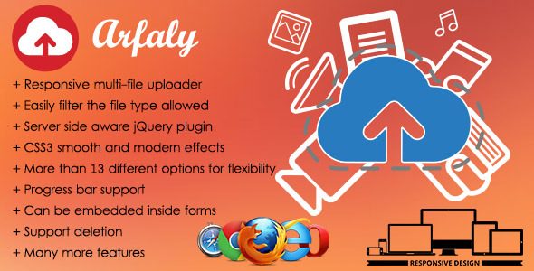Arfaly.js - Powerful & responsive multi digital file uploader » Premium Scripts, Plugins & Mobile