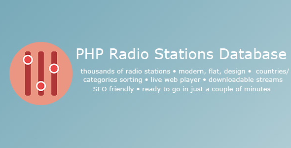 PHP Radio Stations Database v1.4 » Premium Scripts, Plugins & Mobile