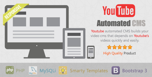 YouTube Automated CMS » Premium Scripts, Plugins & Mobile