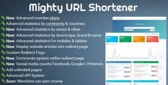 Mighty URL Shortener | Short URL Script » Premium Scripts, Plugins & Mobile
