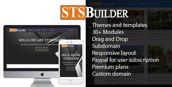 STSBuilder - Website Builder Service » Premium Scripts, Plugins & Mobile