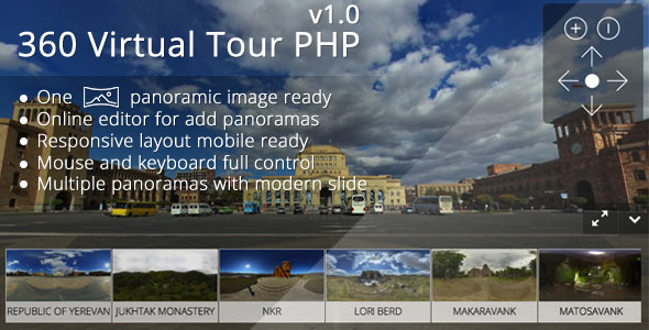 360 Virtual Tour PHP v1.1 » Premium Scripts, Plugins & Mobile