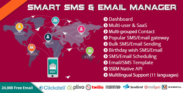 Smart SMS & Email Manager (SSEM) &raquo; Premium Scripts, Plugins &amp; Mobile