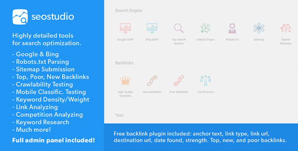 SEO Studio - Professional Tools for SEO &raquo; Premium Scripts, Plugins &amp; Mobile