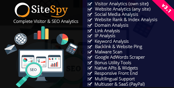 SiteSpy v3.1 - Complete Visitor & SEO Analytics &raquo; Premium Scripts, Plugins &amp; Mobile
