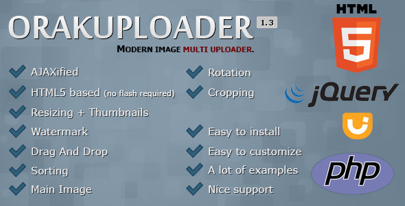 OrakUploader - Modern Image Multi Uploader » Premium Scripts, Plugins & Mobile