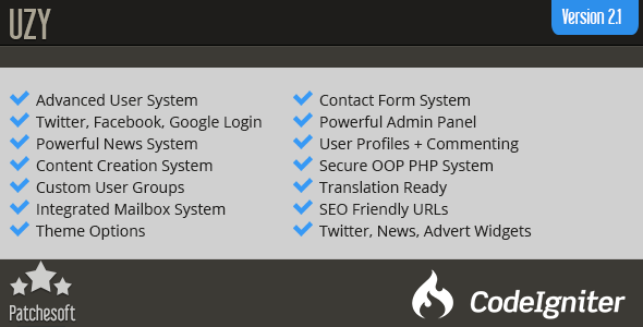 UZY v2.1 - Secure PHP Login User Management System » Premium Scripts, Plugins & Mobile