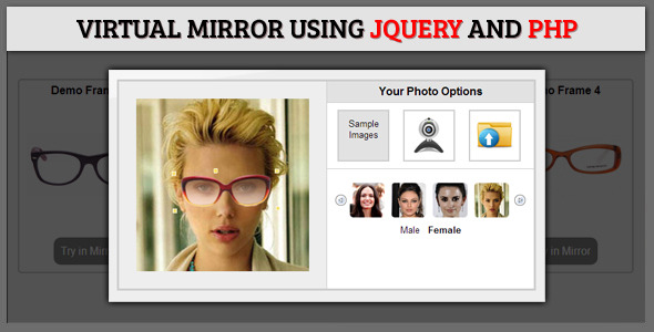 Virtual Mirror Using jQuery and PHP » Premium Scripts, Plugins & Mobile