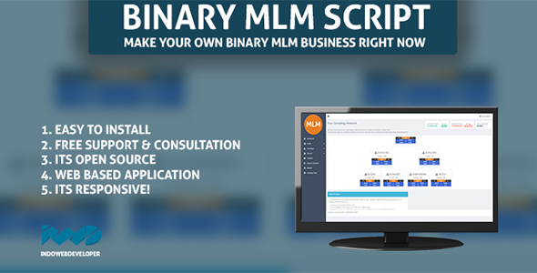 Web Based Binary MLM System » Premium Scripts, Plugins & Mobile