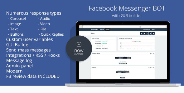 Facebook Messenger BOT GUI Builder » Premium Scripts, Plugins & Mobile
