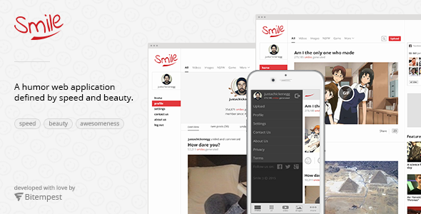 Smile Media v1.5.0 - An Entertainment Viral Platform » Premium Scripts, Plugins & Mobile