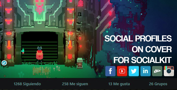 Social Profiles on Cover for SocialKit » Premium Scripts, Plugins & Mobile