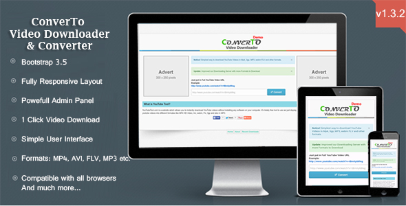 ConverTo v1.3.2 - Video Downloader & Converter » Premium Scripts, Plugins & Mobile