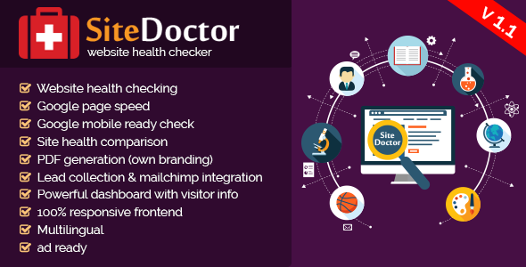 SiteDoctor v1.1 - website health checker » Premium Scripts, Plugins & Mobile