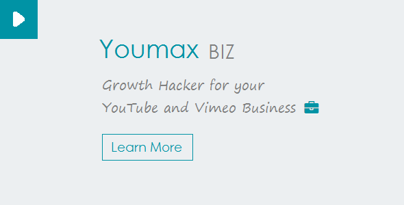 Youmax v2 - Grow your YouTube and Vimeo Business » Premium Scripts, Plugins & Mobile