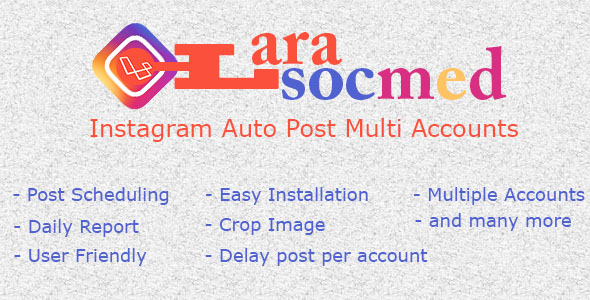 LaraSocMed - Instagram Auto Post Multi Accounts » Premium Scripts, Plugins & Mobile