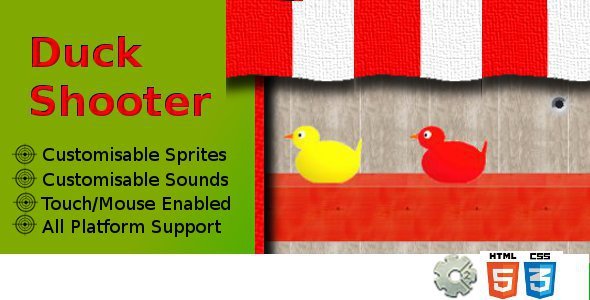 Duck Shooter - HTML5 Game » Premium Scripts, Plugins & Mobile
