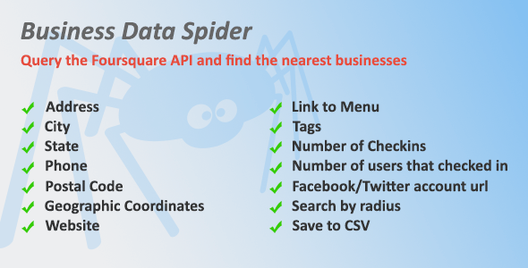 Business Data Spider » Premium Scripts, Plugins & Mobile
