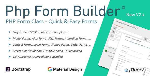 PHP Form Builder v2.0.3 » Premium Scripts, Plugins & Mobile