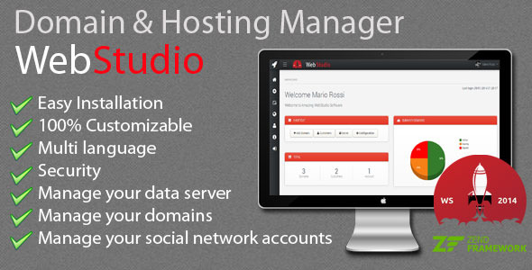 Web Studio - Domain & Hosting Manager » Premium Scripts, Plugins & Mobile