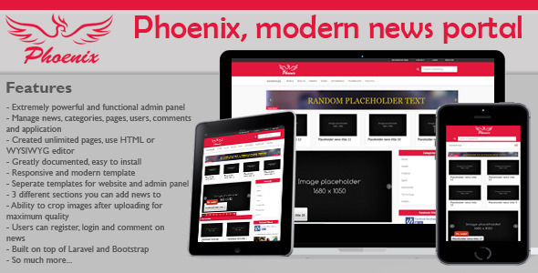 Phoenix v1.4 - modern & minimalist news portal &raquo; Premium Scripts, Plugins &amp; Mobile