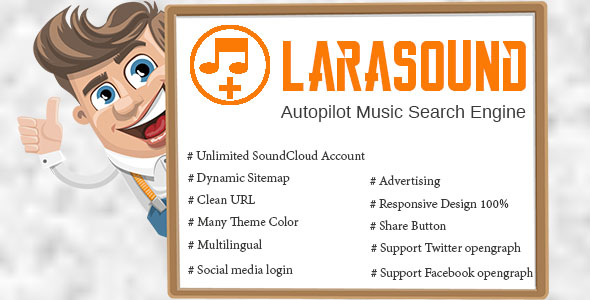 LaraSound - Autopilot Music Search Engine » Premium Scripts, Plugins & Mobile