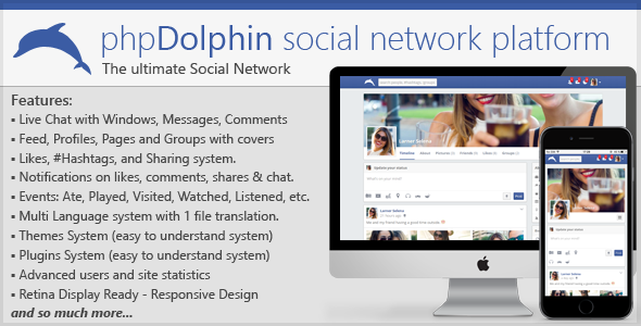 phpDolphin v2.1.6 - Social Network Platform » Premium Scripts, Plugins & Mobile