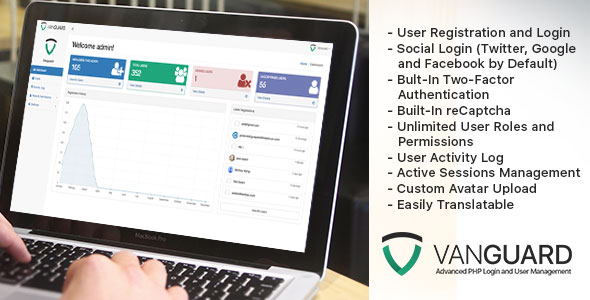 Vanguard v2.1.0 - Advanced PHP Login and User Management » Premium Scripts, Plugins & Mobile