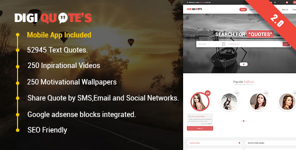 DigiQuotes - Ultimate Quotebasket PHP Script with Mobile App » Premium Scripts, Plugins & Mobile