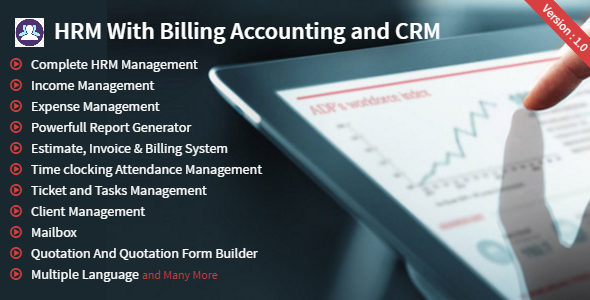 HRM With Billing & Accounting Software » Premium Scripts, Plugins & Mobile