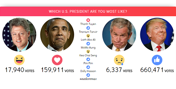 Facebook Live Reactions Vote (real-time) » Premium Scripts, Plugins & Mobile
