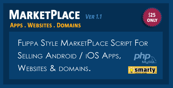 MarketPlace - Apps, Websites and Domains Selling Script » Premium Scripts, Plugins & Mobile