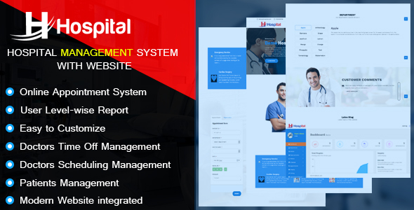 Hospital – Hospital Management System with Website &raquo; Premium Scripts, Plugins &amp; Mobile