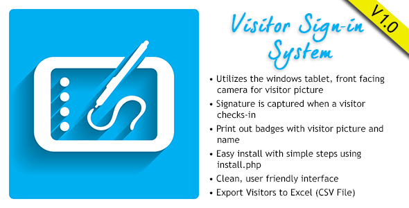 Visitor Signin System v1.0.1 » Premium Scripts, Plugins & Mobile