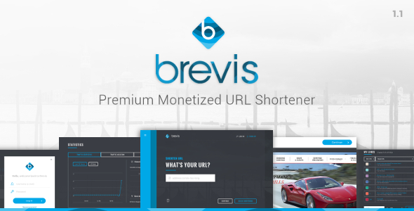 Brevis v1.3.1 - Premium Monetized URL Shortener » Premium Scripts, Plugins & Mobile