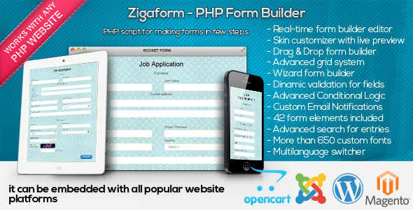 Zigaform - PHP Form Builder - Contact & Survey &raquo; Premium Scripts, Plugins &amp; Mobile