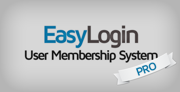 EasyLogin Pro v1.2.10 - User Membership System » Premium Scripts, Plugins & Mobile